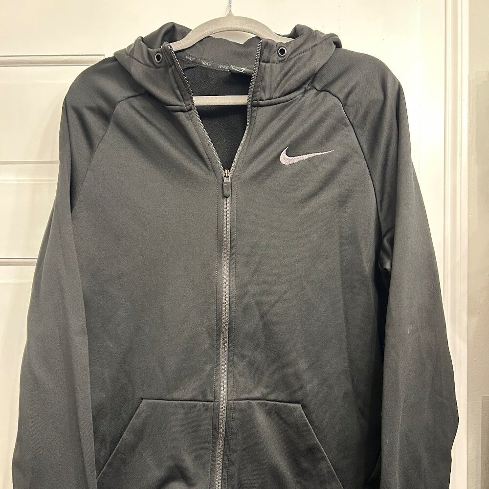 Nike Therma Dri Fit Full Zip Jacket Black Men’s Large